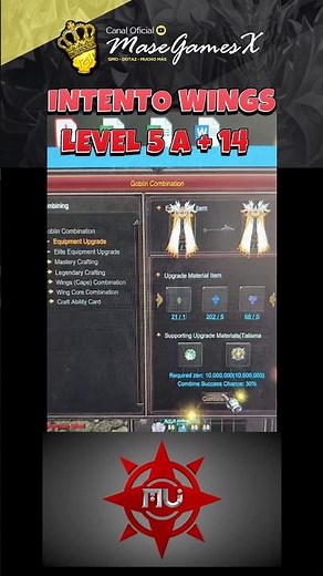 Wings Nivel 5 Kundun Upgrade a +14 ⚡ MU Online 2025 | Build & Gameplay 🔥