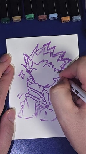 Gon Freecss Drawing 🎨 #hxh #shorts