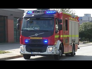 [Neues Volvo-HLF] Einsatzfahrten Feuerwehr, Rettungsdienst + Polizei Lübeck