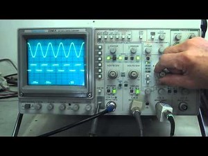 Tektronix 2246A Portable oscilloscope　動作確認