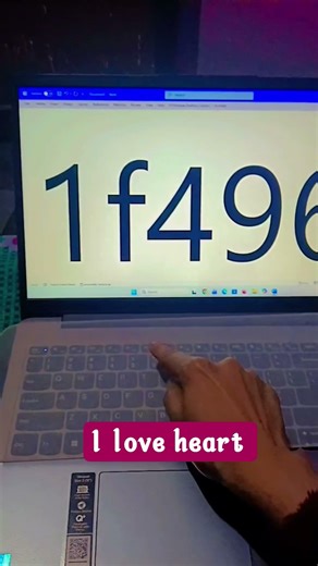 I love heart ❤️ #windows #study #ekbharatshresthbharat #computer #computereducation #excel