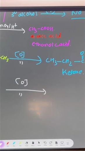 Why oxidation of tertiary alcohol not possible #shorts #organicchemistry #trending #education #neet