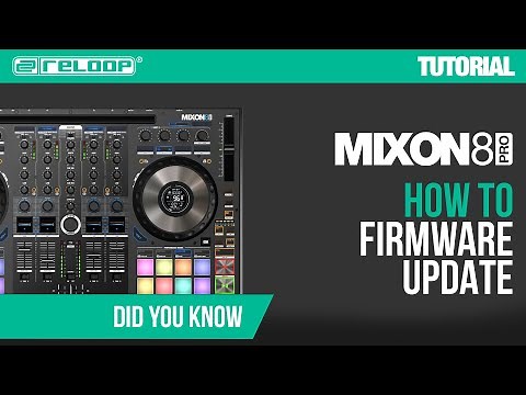 Reloop Mixon 8 Pro - How to update the Firmware? Did You Know? (Tutorial)