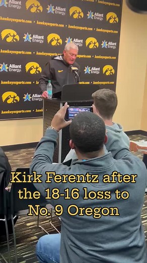 117K views · 572 reactions | Kirk Ferentz on the #Hawkeyes' close loss to Oregon | Hawkeye Headquarters | Facebook