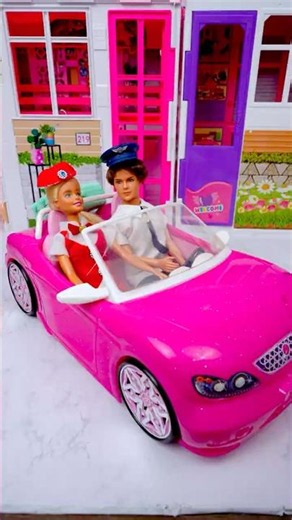 Satisfying Unboxing Barbie & Ken Airline Crew Playset, ASMR Video #shorts