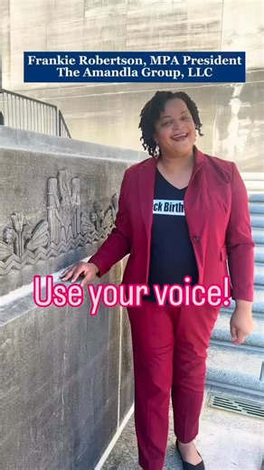 Recapping 2025! The Amandla Group attended the @powercoej Fair Maps Rally! Our fearless leader @frankiebrla connected the dots on why this matters to maternal health. Social injustices have a direct impact on our health and we must use our voices and our votes to fight back and ensure equity and equality in our political representation and voice. #FairMaps | The Amandla Group, LLC