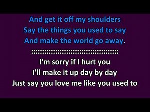 Anne Murray - Make The World Go Away KARAOKE
