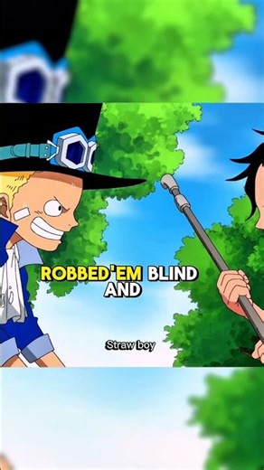 LUFFY FOUND SABO AND ACE WITH HIDDEN TREASURE😂 #onepiece #luffy #ace #sabo #animeedit