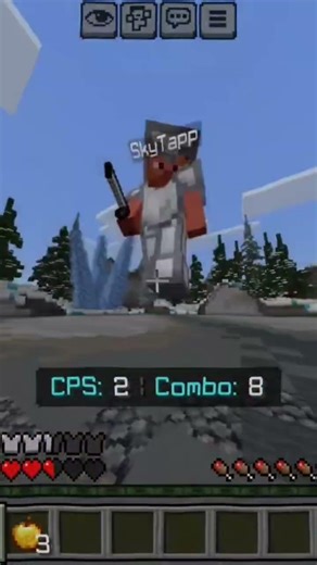 Minecraft cps and combo #minecraft #shorts