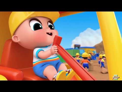 Dig, Leo, Dig! 💥 Fun Excavator Digging Song | Heavy Machinery Sounds for Kids