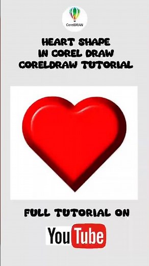 HEART SHAPE IN COREL DRAW