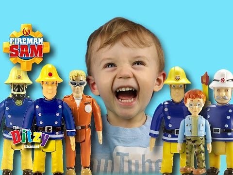 FIREMAN SAM | Action figure pack unboxing fun and play By Baby Ditzy & Ditzy Mum
