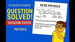 GCSE Physics | Wave Speed Calculation from Vibrating String (Unique Exam-Style Question) | Chris Regan