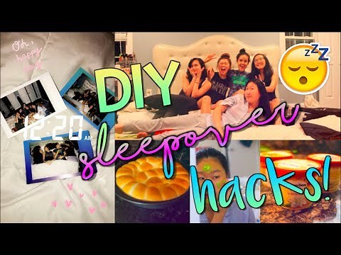 DIY Sleepover Hacks! // What to do at a sleepover when you're bored!