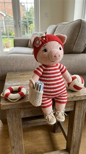84K views · 1.5K reactions | Vintage Seaside Swimmer Pig – Free Crochet Pattern #crochetamigurumi #diy #handmade | Daily Crochet Ideas | Facebook