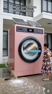 Modern Large-Capacity Solar-Powered Washing Machine #washing #modernmachine | Jenni Sitepu