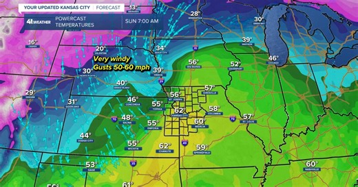 KSHB 41 Weather Blog | Update on the major weather changes Sunday