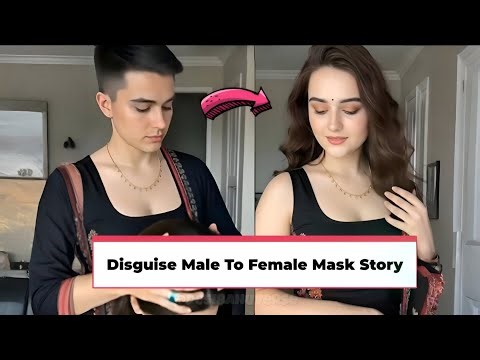 Wait For The End! Shocking Male to Female Mask Transition