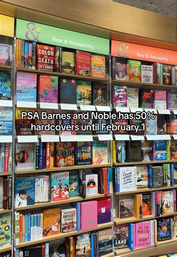 Massive 50% Off Hardcover Books at Barnes & Noble!