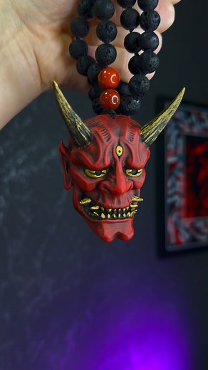 Japanese Mini Oni masks! New designs is available for purchase 🖤 Which colour you would choose??? 👹 . . . If you want one just text me Dm @workshop_rs . . #totalwar #warhammer #onimask #onitattoo #ronin #japanesestyle #assassin #custommask | Workshop RS
