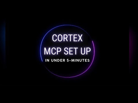 Cortex MCP set up