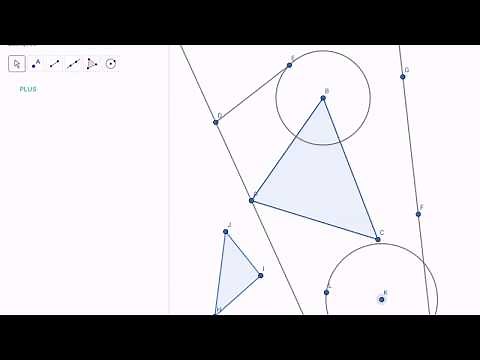 Geogebra géométrie tablette : fonctions de base