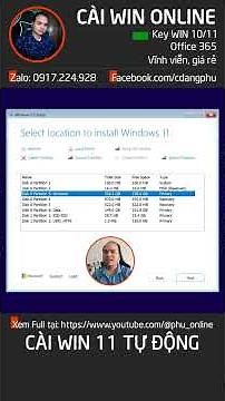 Cài Win 11 tự động