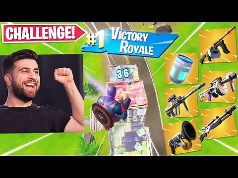 THE MYTHIC GUN *ONLY* CHALLENGE in Fortnite Season 3!