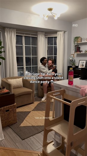 #ad Sometimes we turn our nightly clean-up into a little silent dance party…headphones on, @PineSol Cherry Blossom Multi-Surface Cleaner in the bucket, and 20 minutes of vibing our way through the closing shift. It’s weirdly fun, surprisingly connecting, and bonus — the house smells amazing afterward. A few things that help: ✨Set the scene (dim the lights, cue up your favorite playlist, and maybe even light a candle) ✨Share the load (one of you mops, one tackles counters or dishes) ✨Make it play