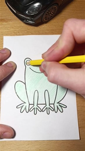 Coloring frog
