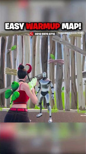 EASY Warmup To IMPROVE In Fortnite! 🔥🎯 #shorts #fortnite