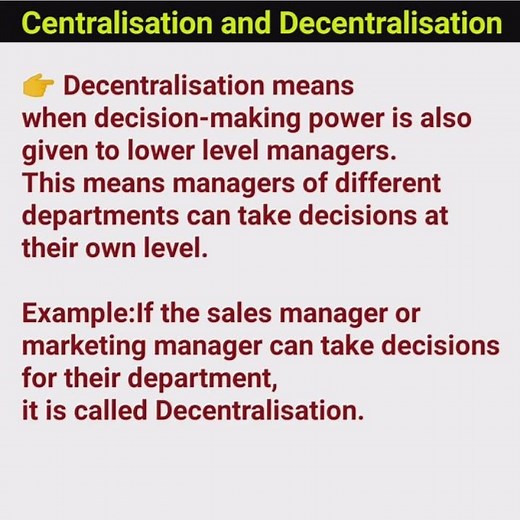 Centralisation vs Decentralisation Explained | Business Studies