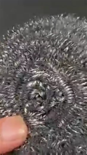 Stainless steel wool Scrubber making prosess in factory #scrubber #viral#2578 #ytshorts