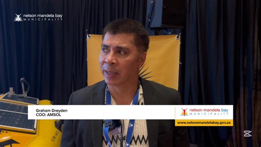 Chief Operating Officer at AMSOL, Mr Graham Dreydon, speaks about the outcomes he hopes to see from the conference. #BunkerAfrica2025 #NelsonMandelaBay #ProudHostCity #MaritimeFuture #BlueEconomy #GreenEconomy #Innovation #Sustainability #MetroAtWork #Siyasebenza #ANationThatWorksForAll | Nelson Mandela Bay Municipality