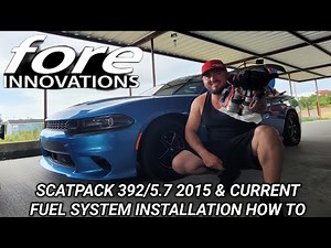 Dodge Charger scatpack 2015 to 2023 392 / 5.7 Fore Fuel system installation