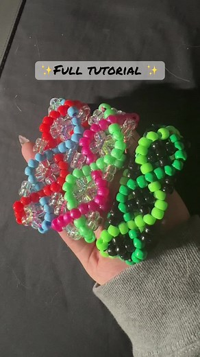 Tutorial: How to Make a DNA Kandi Cuff with Beads | Step-by-Step Guide