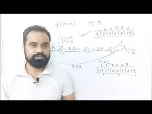 Turing Machine f(m,n)=m-n | Subtraction | m-n in turing machine | FLA | TOC | By :- Harendra Sharma