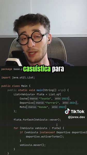 Hoy veremos que es el polimorfismo en Java en menos de un minuto 😎 #polimorf #polimorfismo #jorexdev #java #javaloper