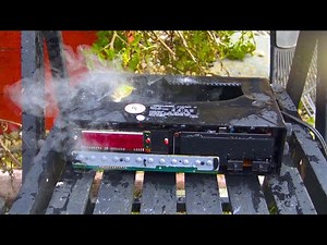 Realistic Clock Radio Destruction & Salt Water Test
