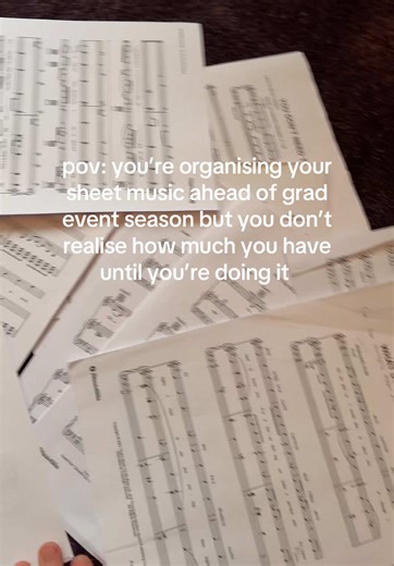 Organizing Sheet Music for Graduation Events
