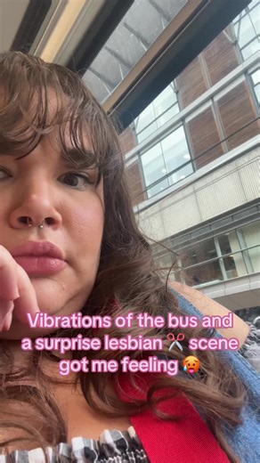 Surprise Lesbian Scene on the Bus