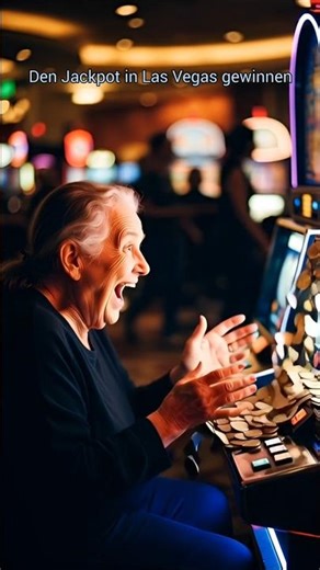 Den Jackpot in Las Vegas gewinnen #LasVegas #Jackpot #Spielautomat #Glück #Kurzvideo