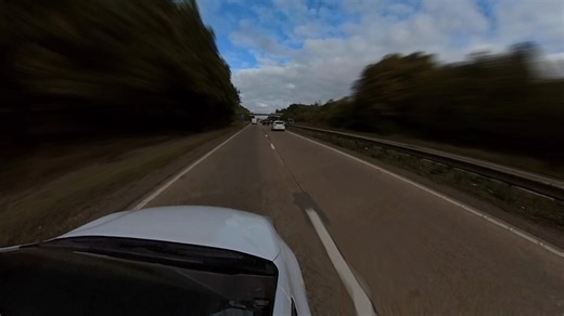 Watch: A speeded-up drive on England's worst A-road