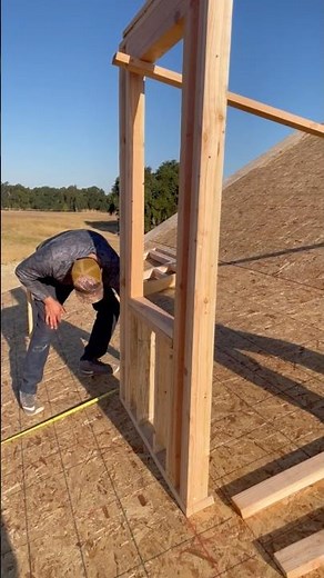 DIY blind/false dormer build install on roof #diy #dormer #newbuild #back25