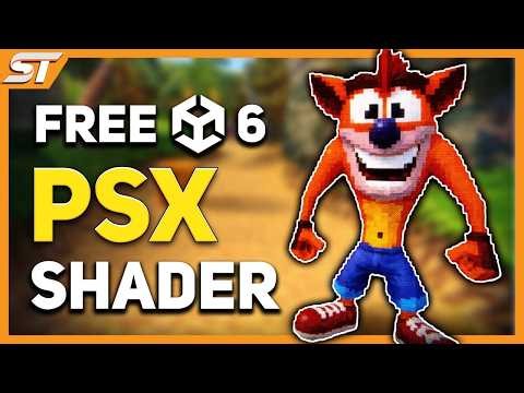 FREE PSX Shader for Unity 6 (URP / HDRP / Built-in)