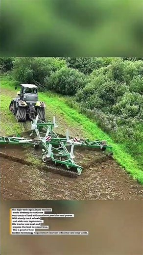 Giant Tractors Cultivate Land with Modern Technology 🚜🌾 #shorts