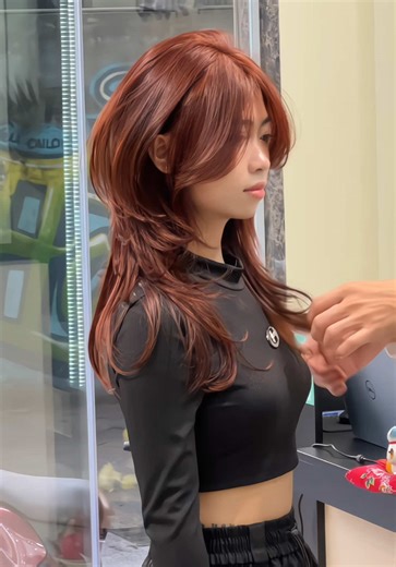 Nâu cam đất màu nhuộm hottrend cho tết 2026, nổi bật tone da,không tẩy,các bạn đã thử chưa ? #nâucam #naucamdat #tmhairstudio #fyp #viral