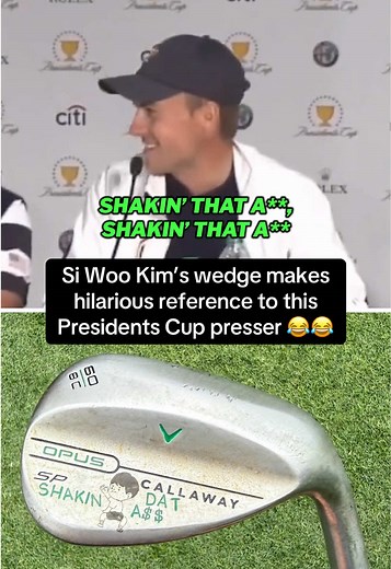 Si Woo Kim's Hilarious Wedge Moment at Presidents Cup