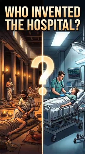 You trust hospitals with your life.But who invented the hospital. #educationvideo #historyshorts