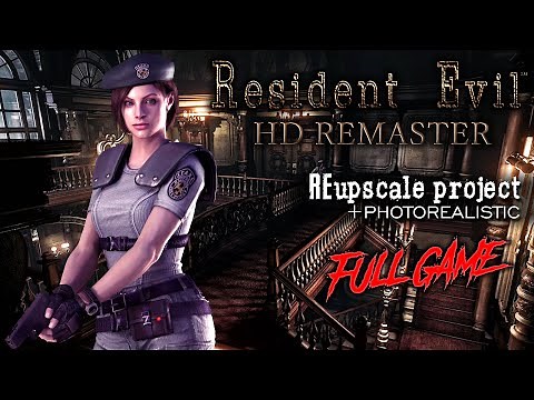 Resident Evil HD Remaster REupscale Project - Jill Valentine Walkthrough Gameplay